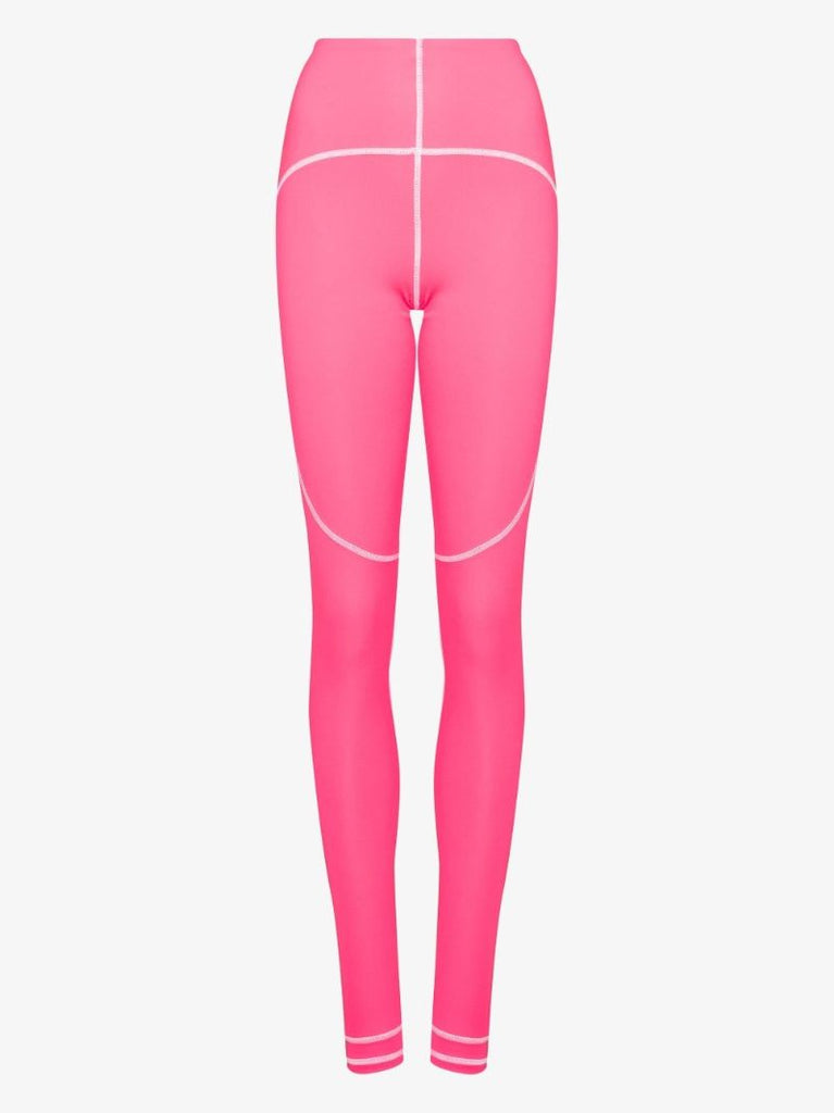 Contrast-seam Leggings