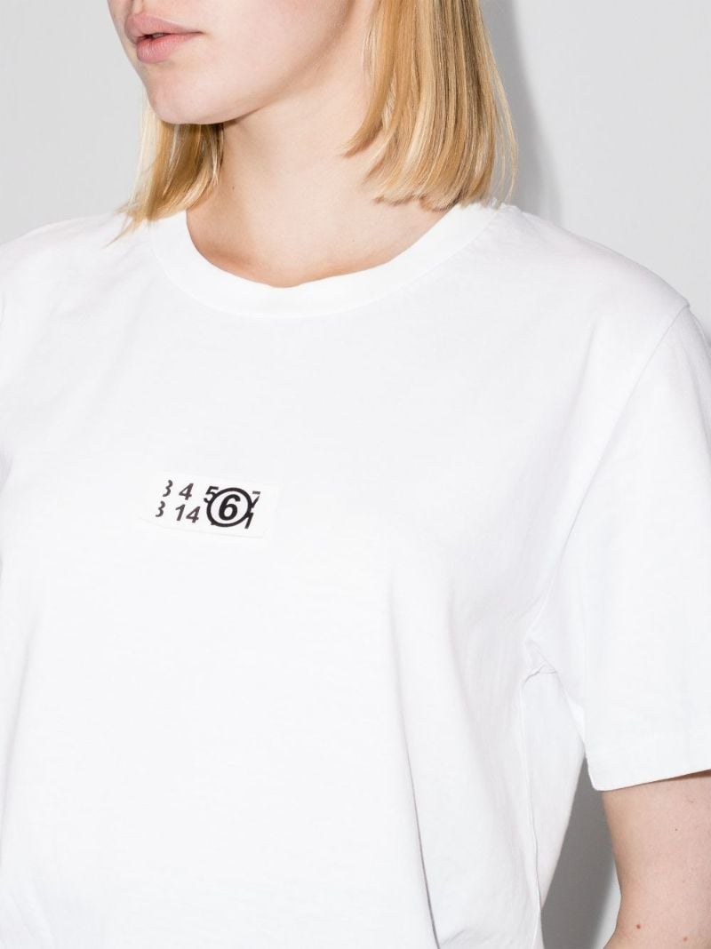 Numbers-motif T-shirt