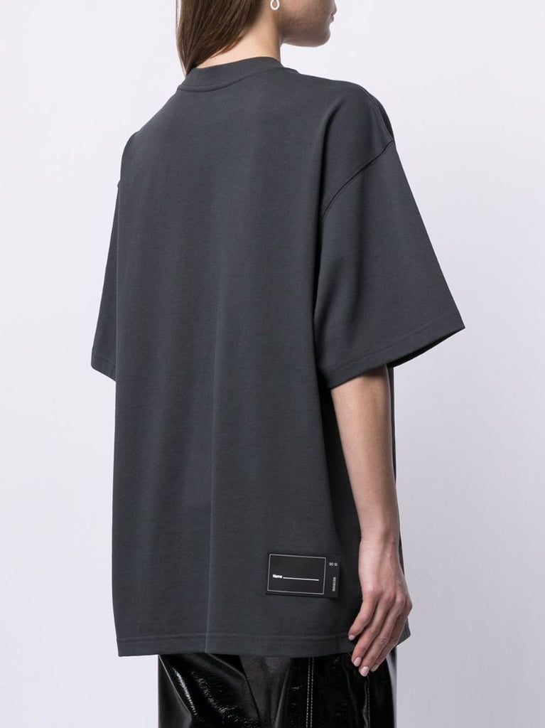 Grey Logo Print Short Sleeve T-shirt