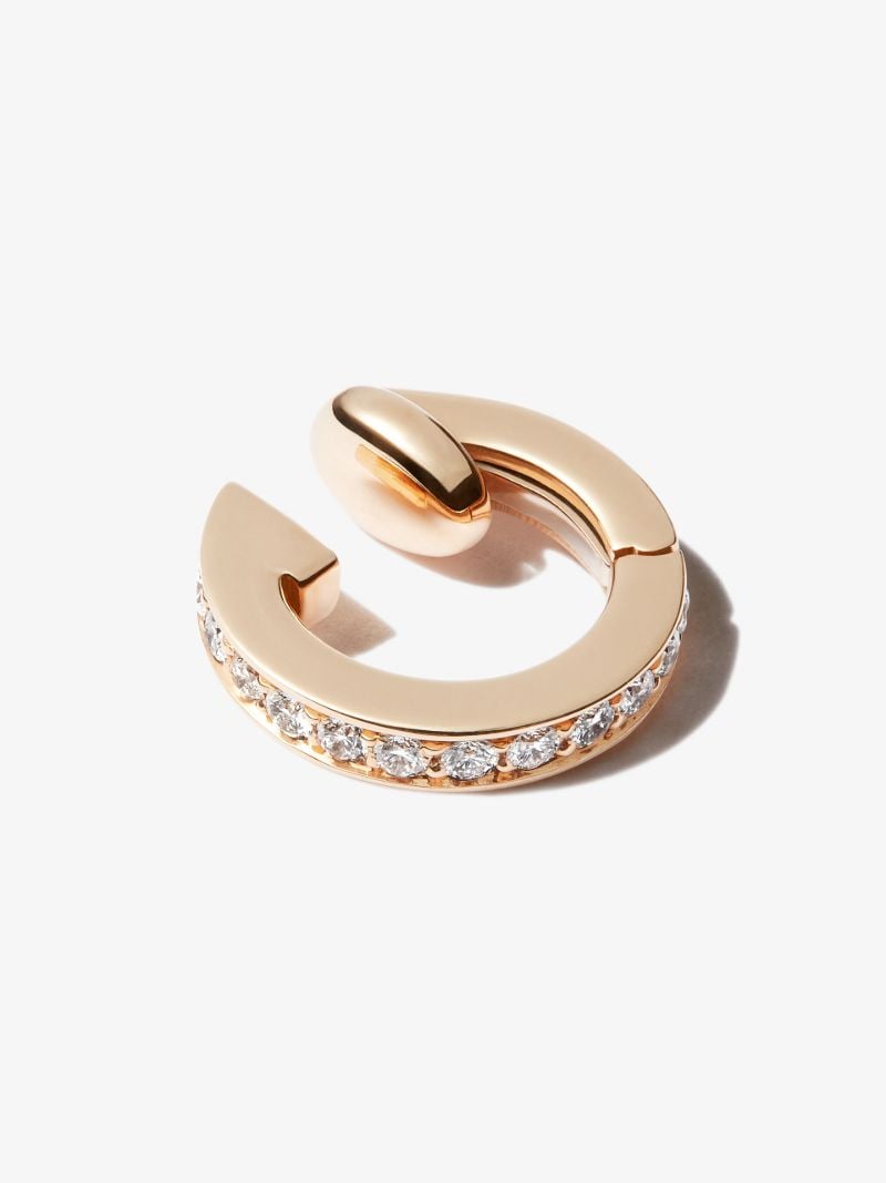 18k Rose Gold Berbere Diamond Ear Cuff