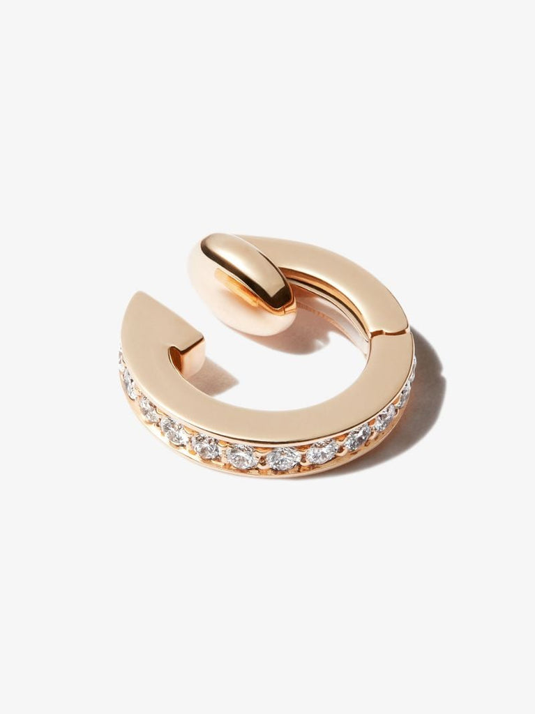 18k Rose Gold Berbere Diamond Ear Cuff