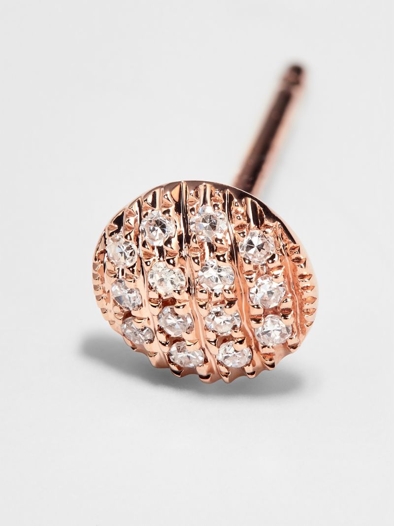 14k Rose Gold Lauren Joy Diamond Earrings