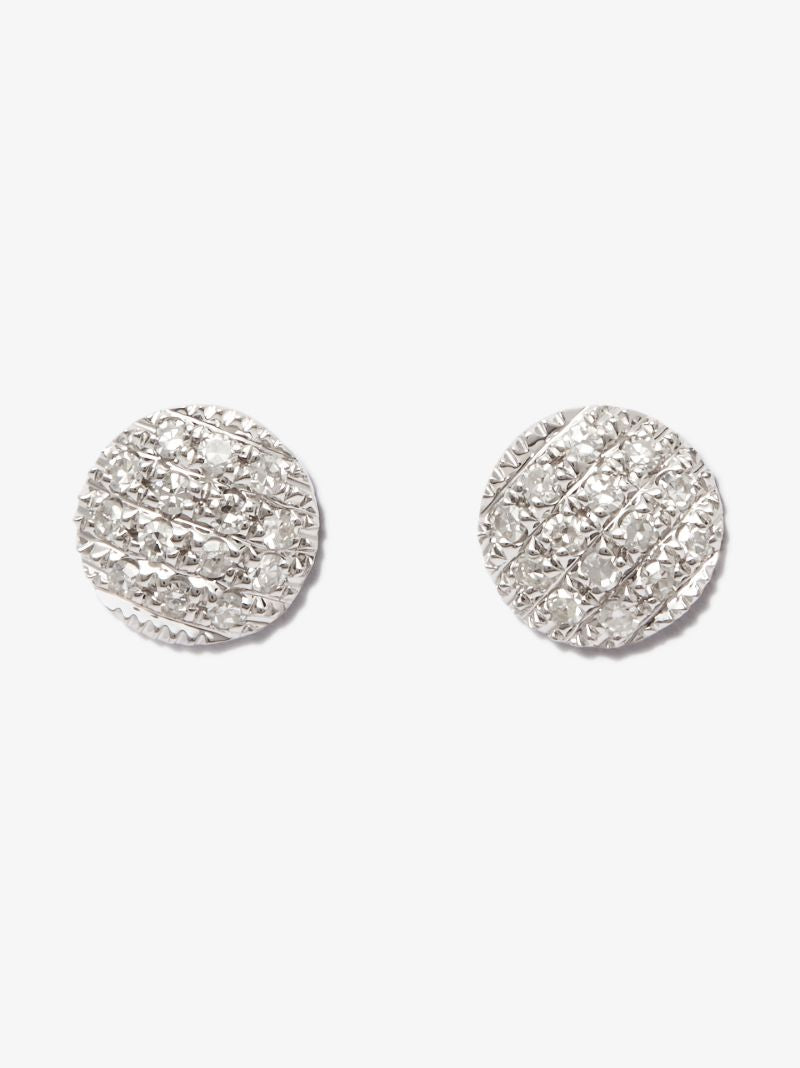 14k White Gold Lauren Joy Mini Diamond Stud Earrings
