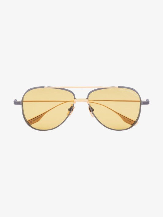 Gold Tone Subsystem Aviator Sunglasses