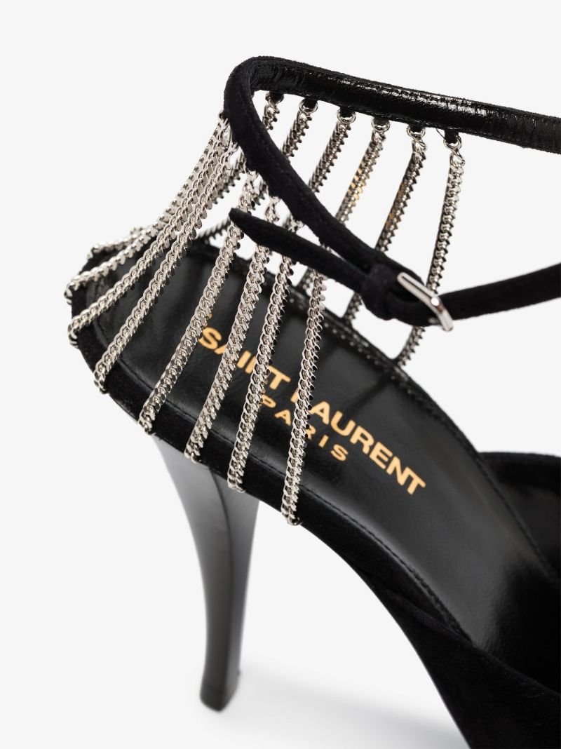 Black Helmut 90 Suede Pumps