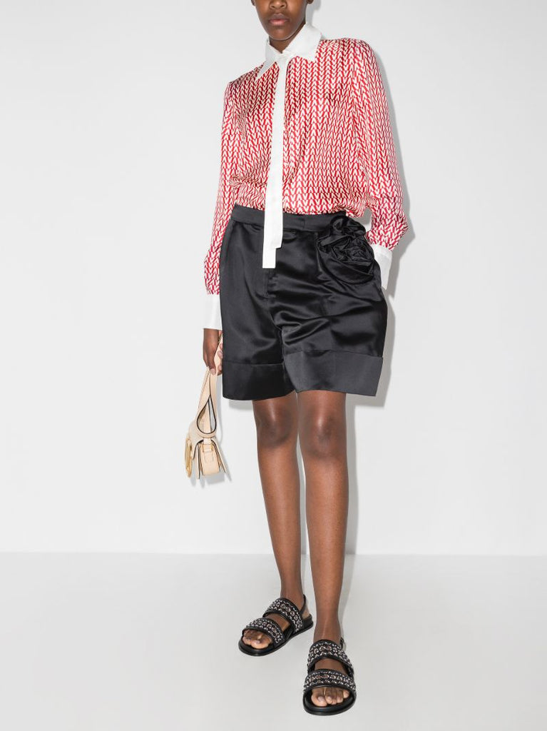 Optical Valentino Silk Shirt