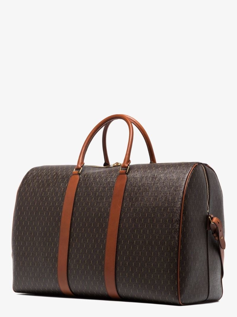 Brown Monogram Leather Holdall Bag