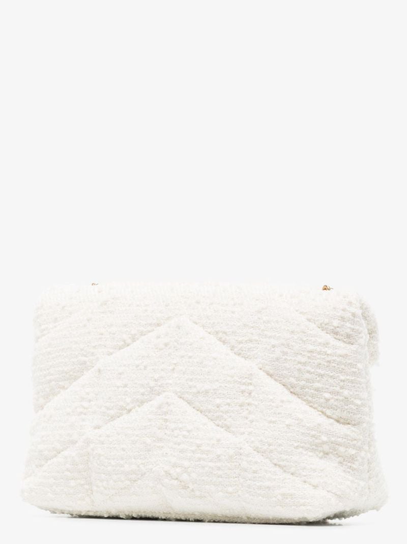 White Loulou Puffer BouclÃ_x0083_Â© Shoulder Bag