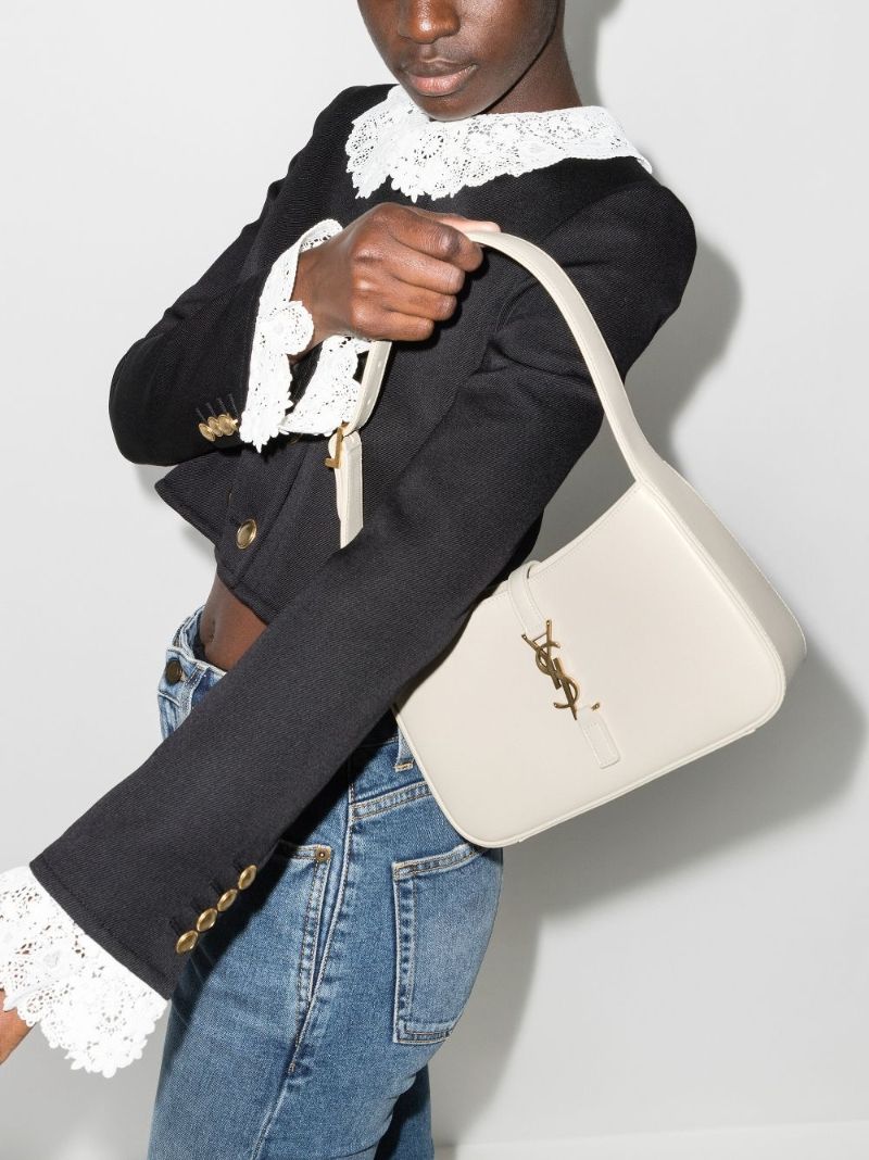 Cream Le 5 Ã_x0083_â_x0082_¬ 7 Leather Shoulder Bag