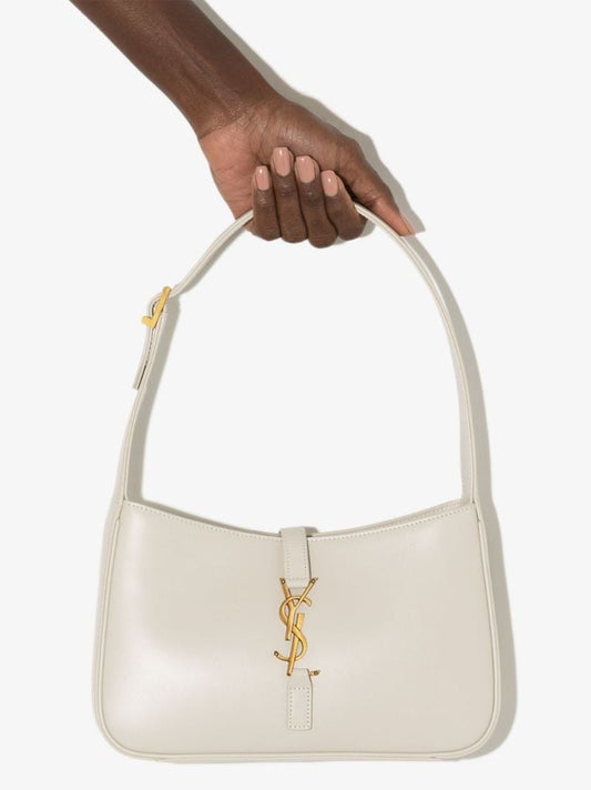 Cream Le 5 Ã_x0083_â_x0082_¬ 7 Leather Shoulder Bag