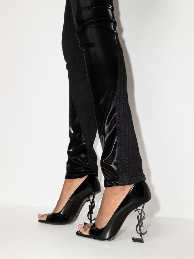 Black Tower 110 Patent Leather Pumps