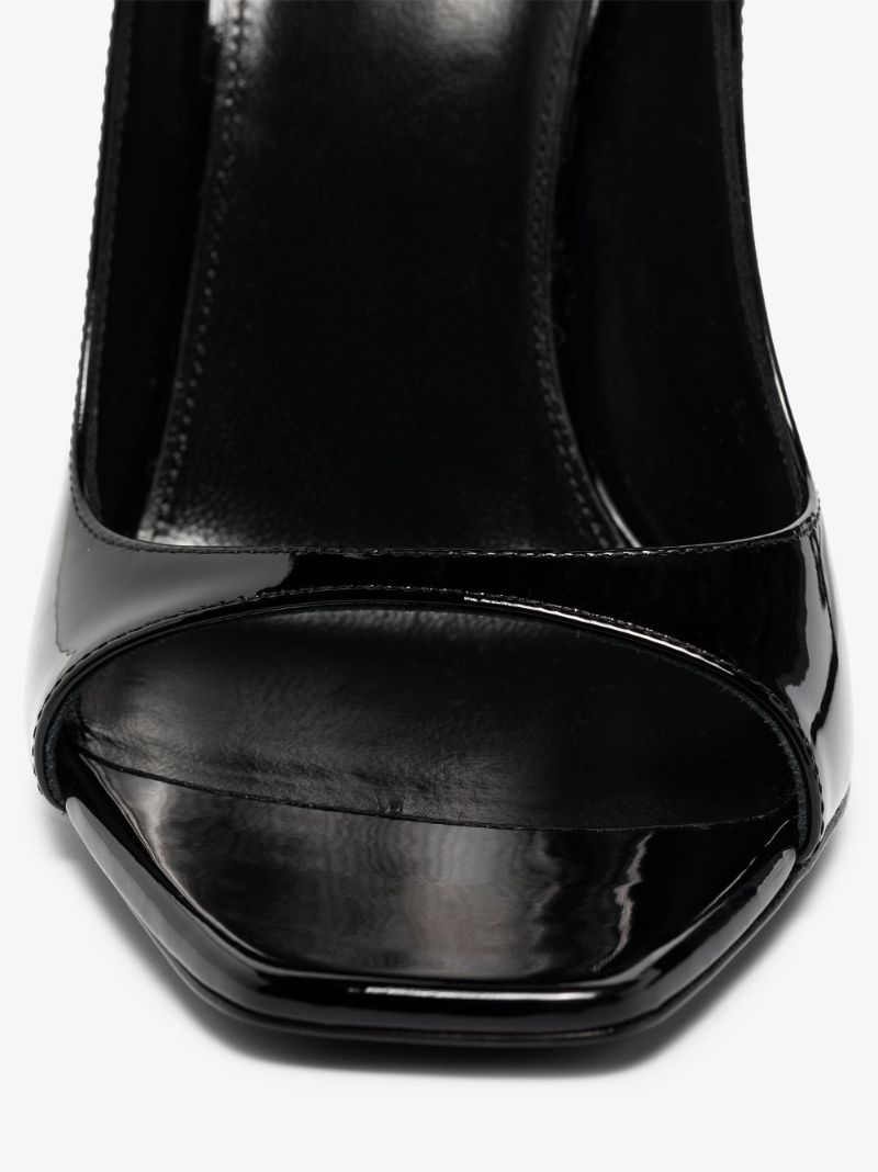 Black Tower 110 Patent Leather Pumps