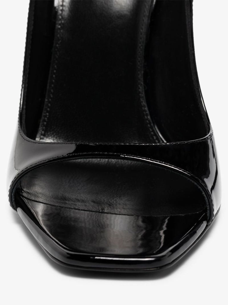 Black Tower 110 Patent Leather Pumps