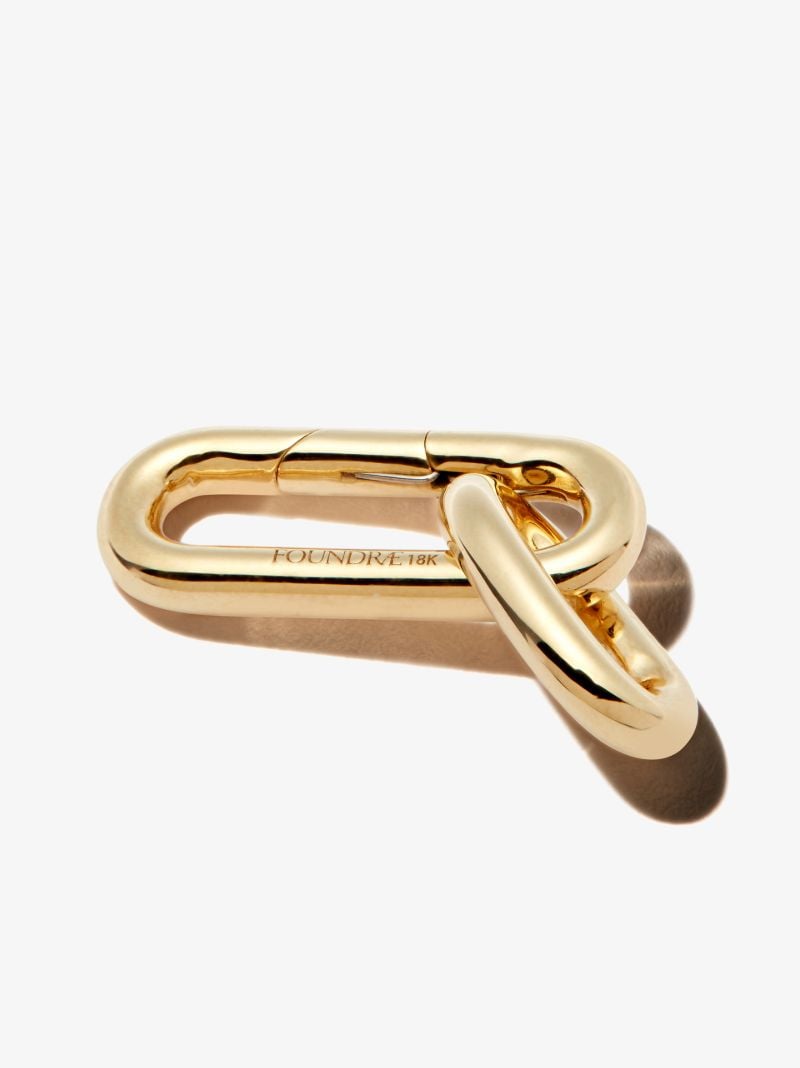 18k Yellow Gold Small Removable Drop Annex Link Charm