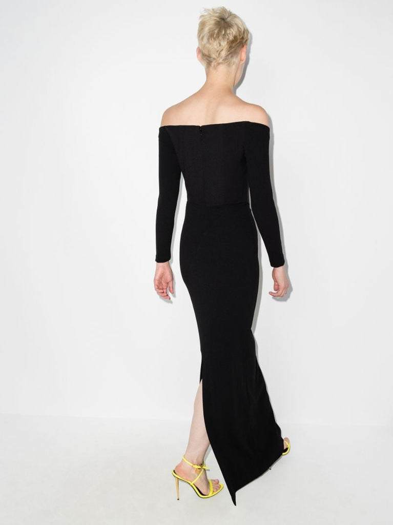 Kae Off-the-shoulder Evening Gown