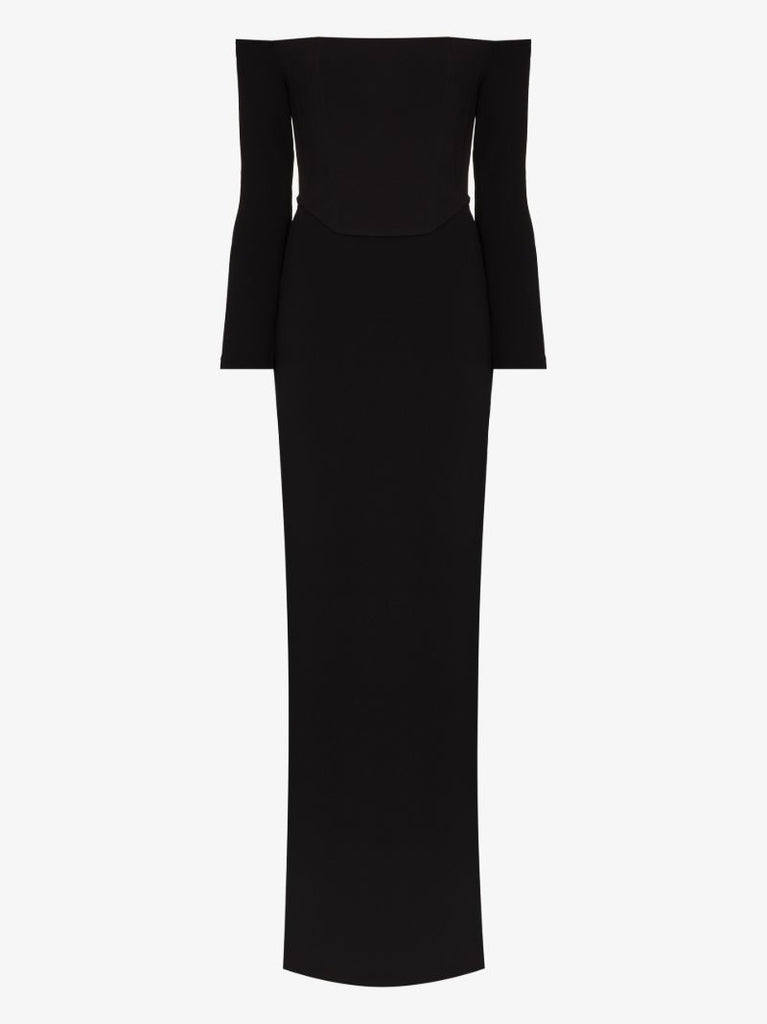 Kae Off-the-shoulder Evening Gown