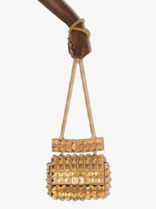 Small Roman Stud Shoulder Bag
