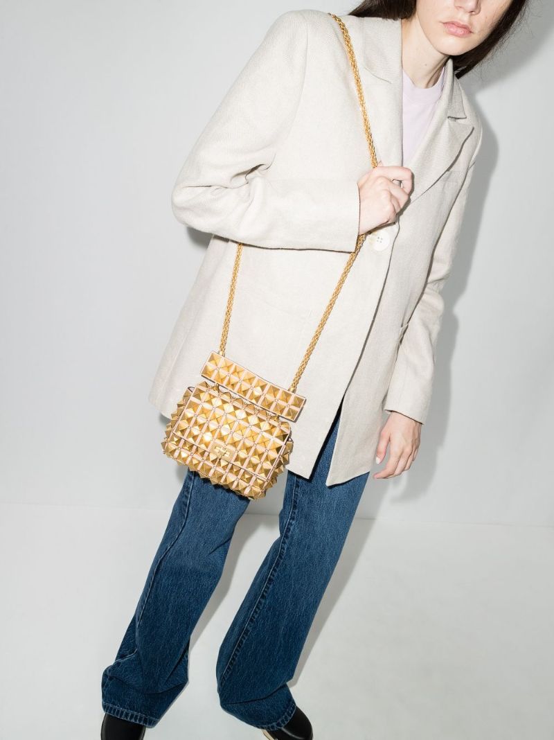 Small Roman Stud Shoulder Bag