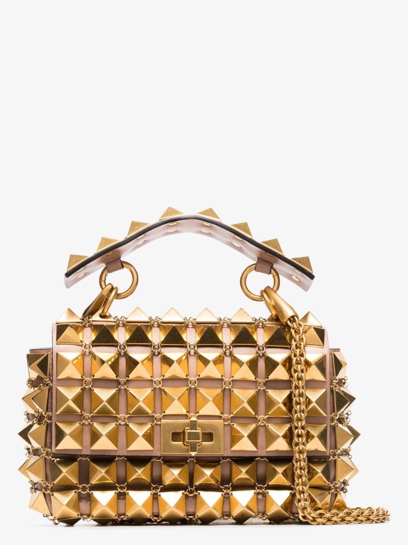 Small Roman Stud Shoulder Bag