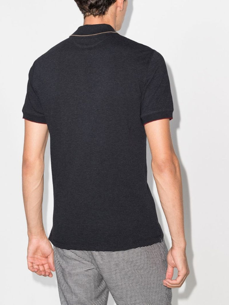 Trimmed Cotton Polo Shirt