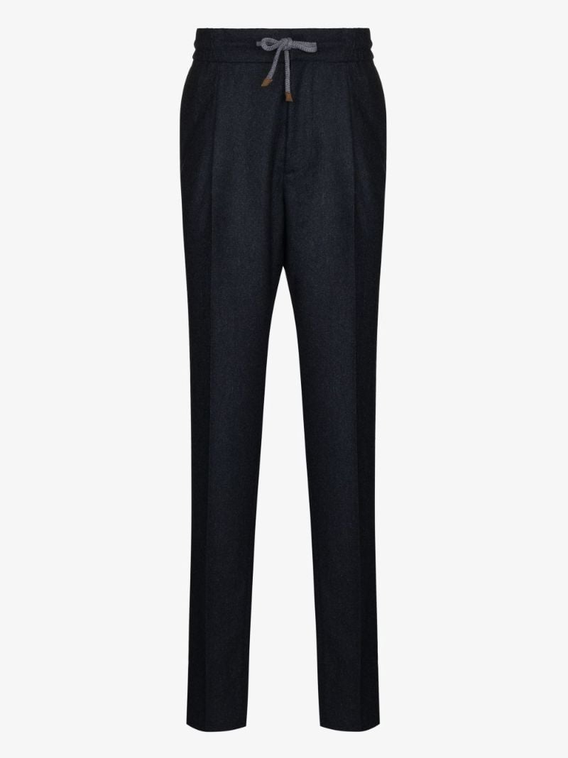 Drawstring Tapered Trousers