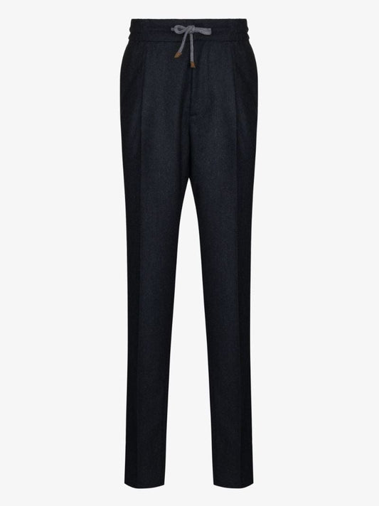 Drawstring Tapered Trousers