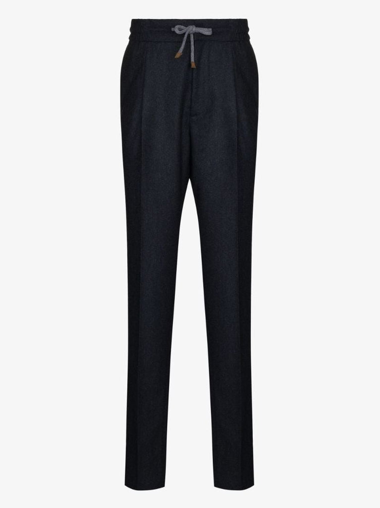 Drawstring Tapered Trousers