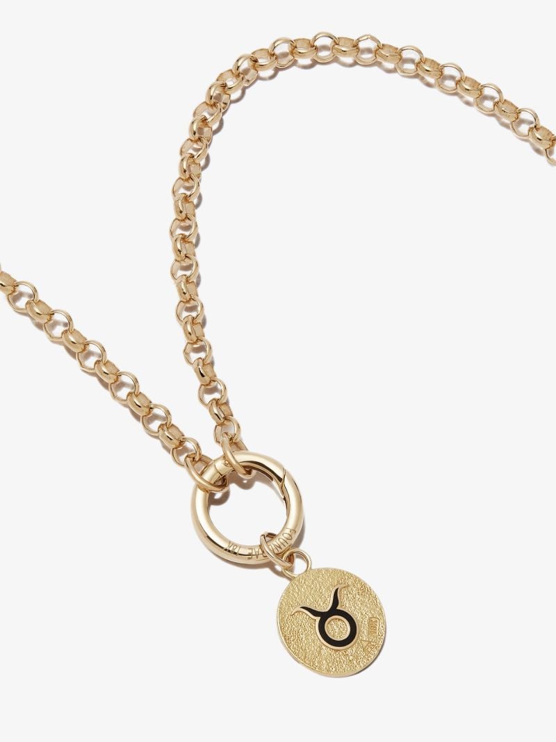 18k Yellow Gold Taurus Petite Medallion Charm