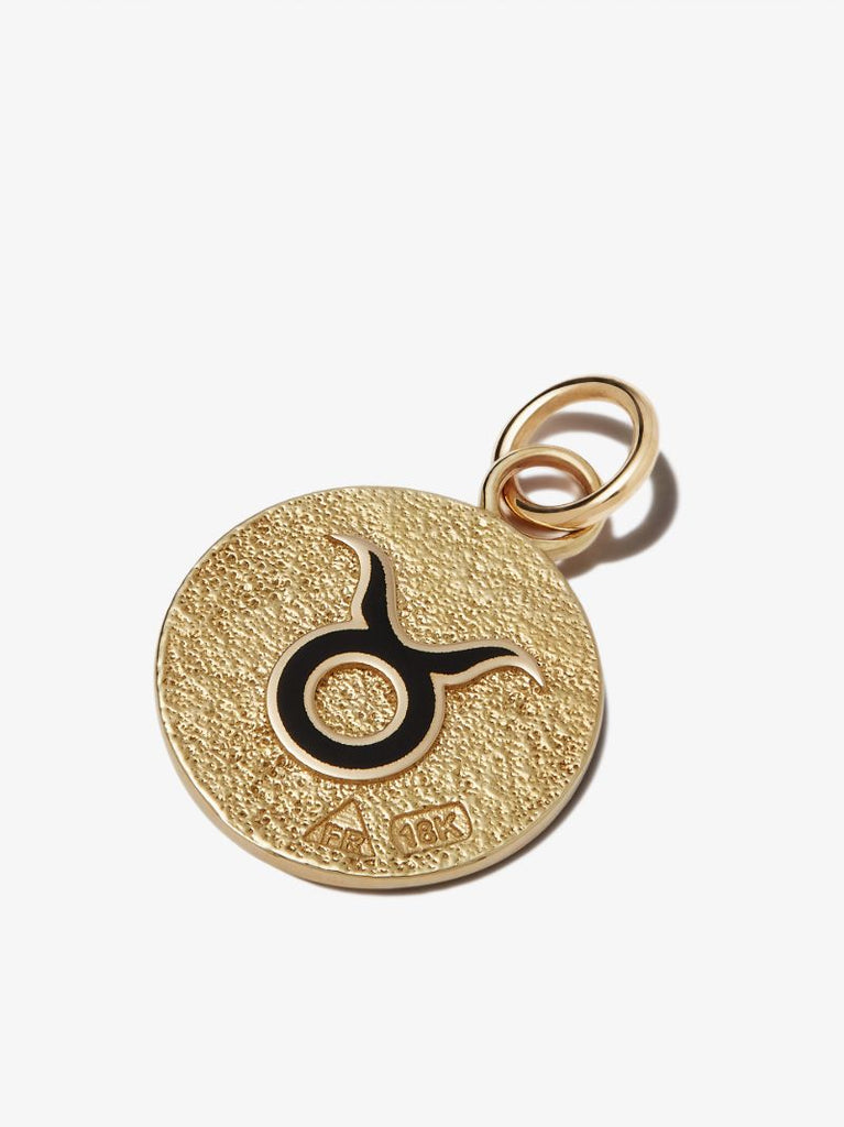 18k Yellow Gold Taurus Petite Medallion Charm