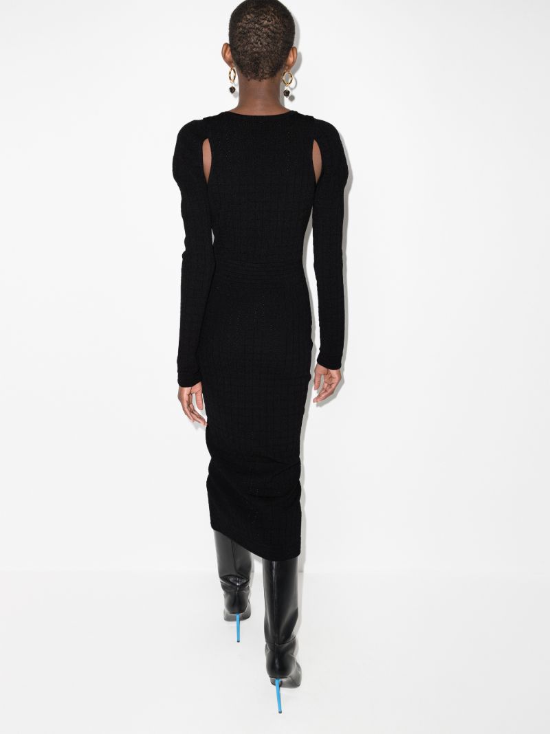 Zip Front Midi Dress