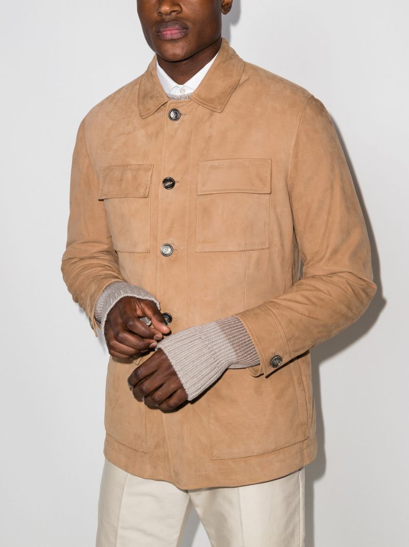 Multi-pocket Shirt Jacket