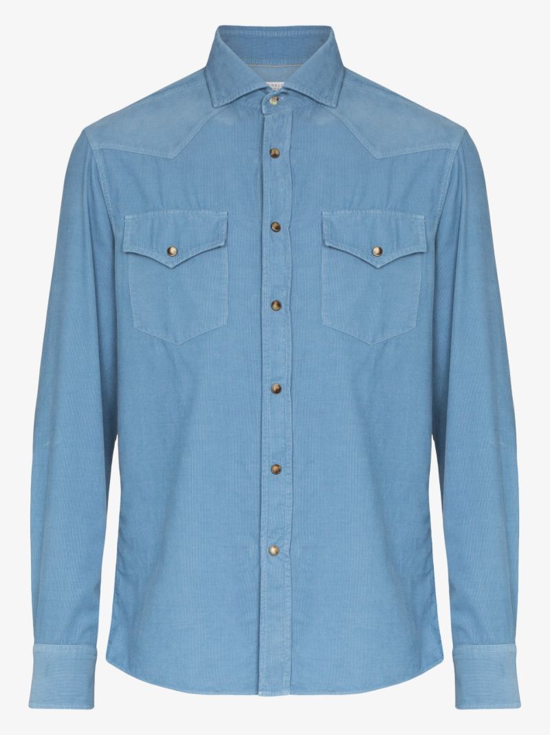 Two-pocket Corduroy Shirt