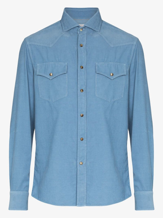 Two-pocket Corduroy Shirt