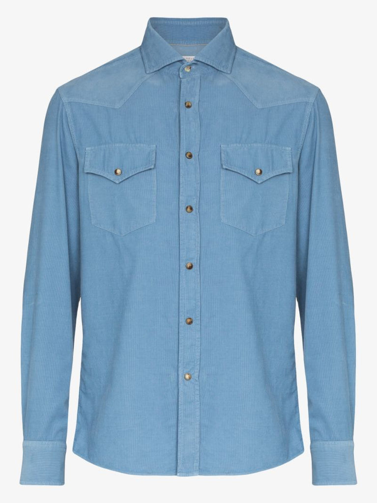 Two-pocket Corduroy Shirt