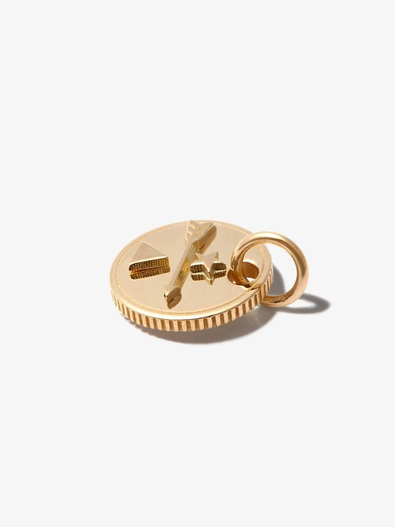 18k Yellow Gold Dream Mini Medallion Charm