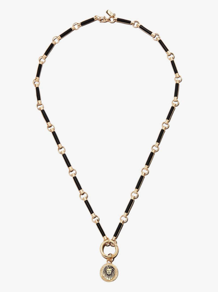 18k Yellow Gold Leo Petite Medallion Charm