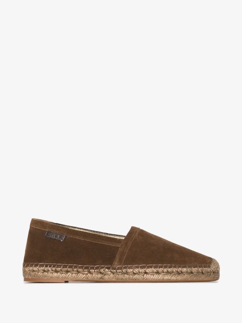 Brown Suede Espadrilles