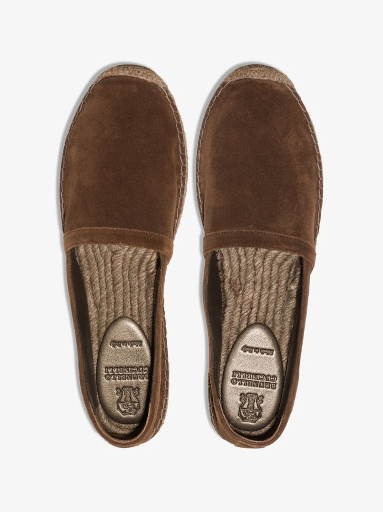 Brown Suede Espadrilles