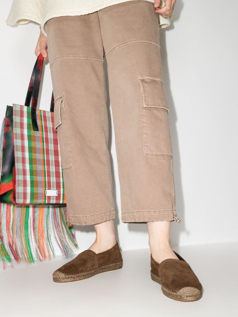 Brown Suede Espadrilles