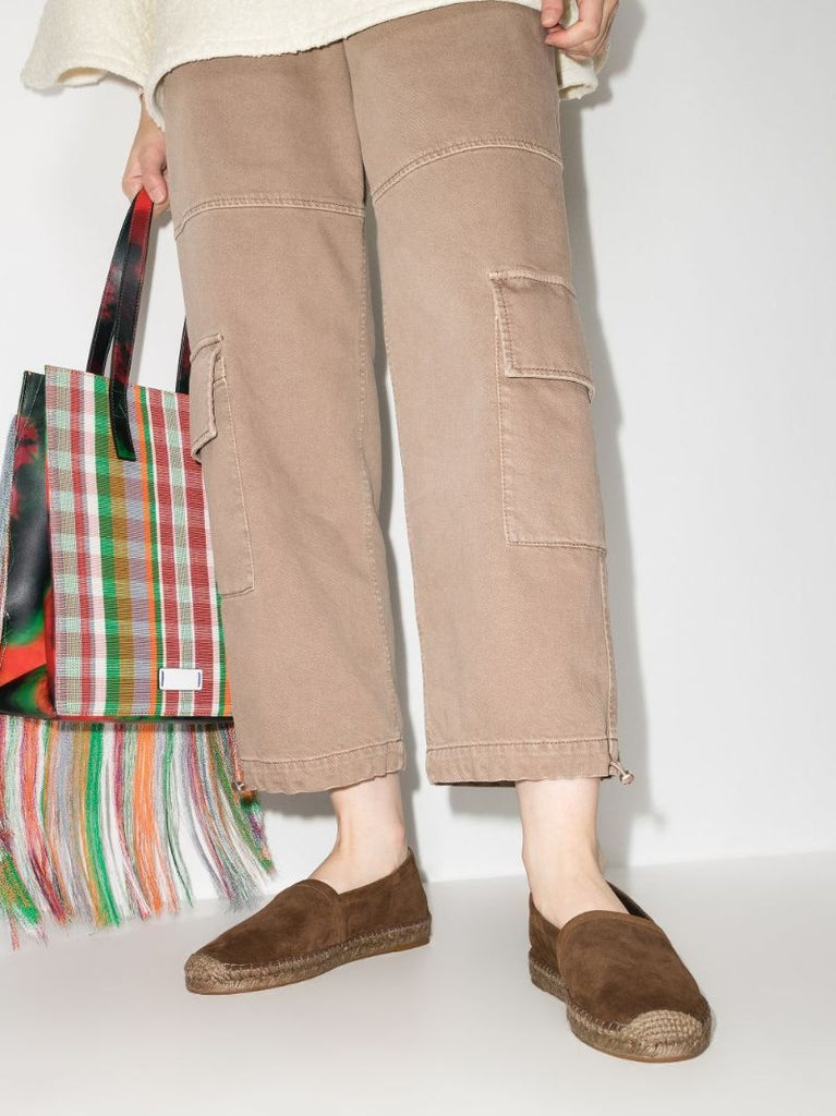 Brown Suede Espadrilles