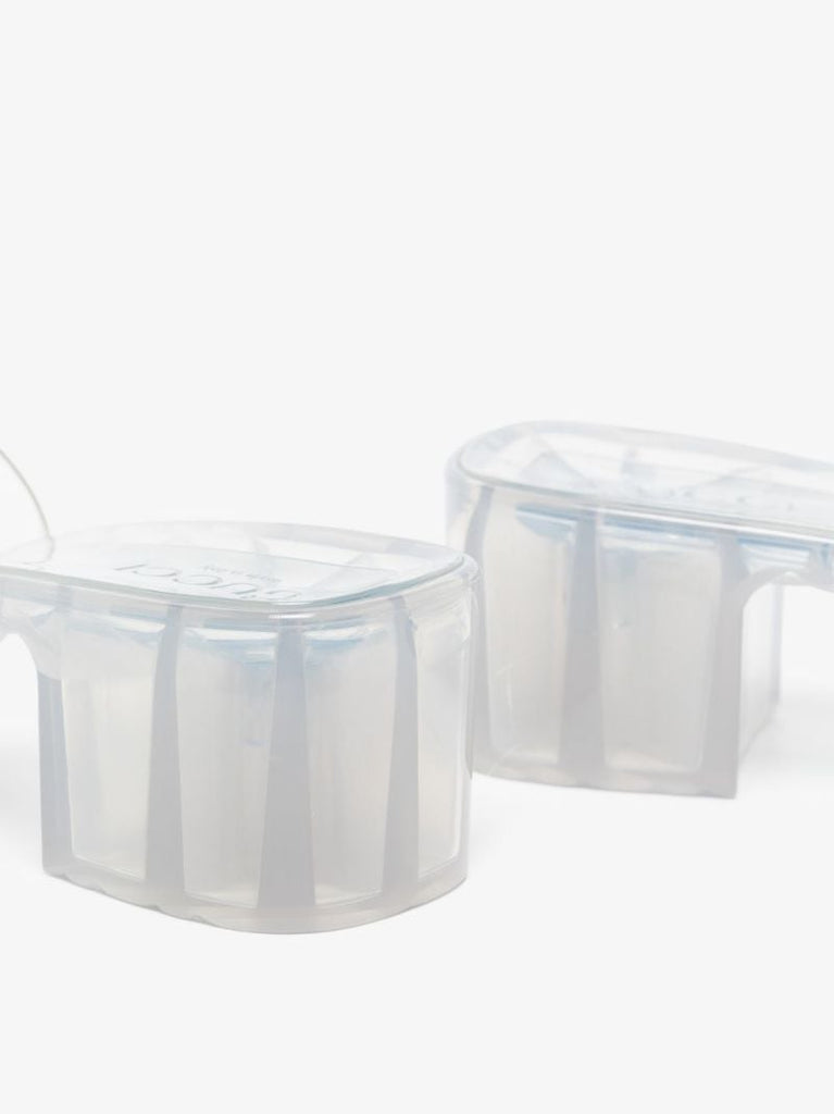 Clear Plastique 60 Logo Mules