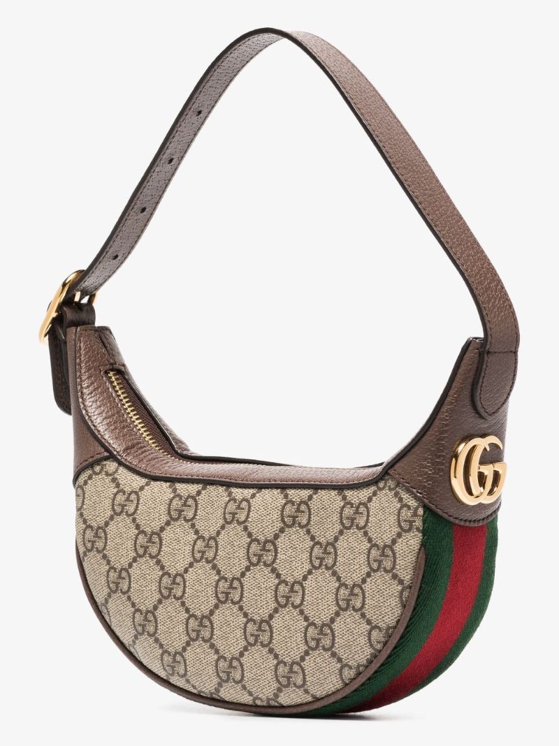 Neutral Ophidia Mini Gg Supreme Canvas Bag