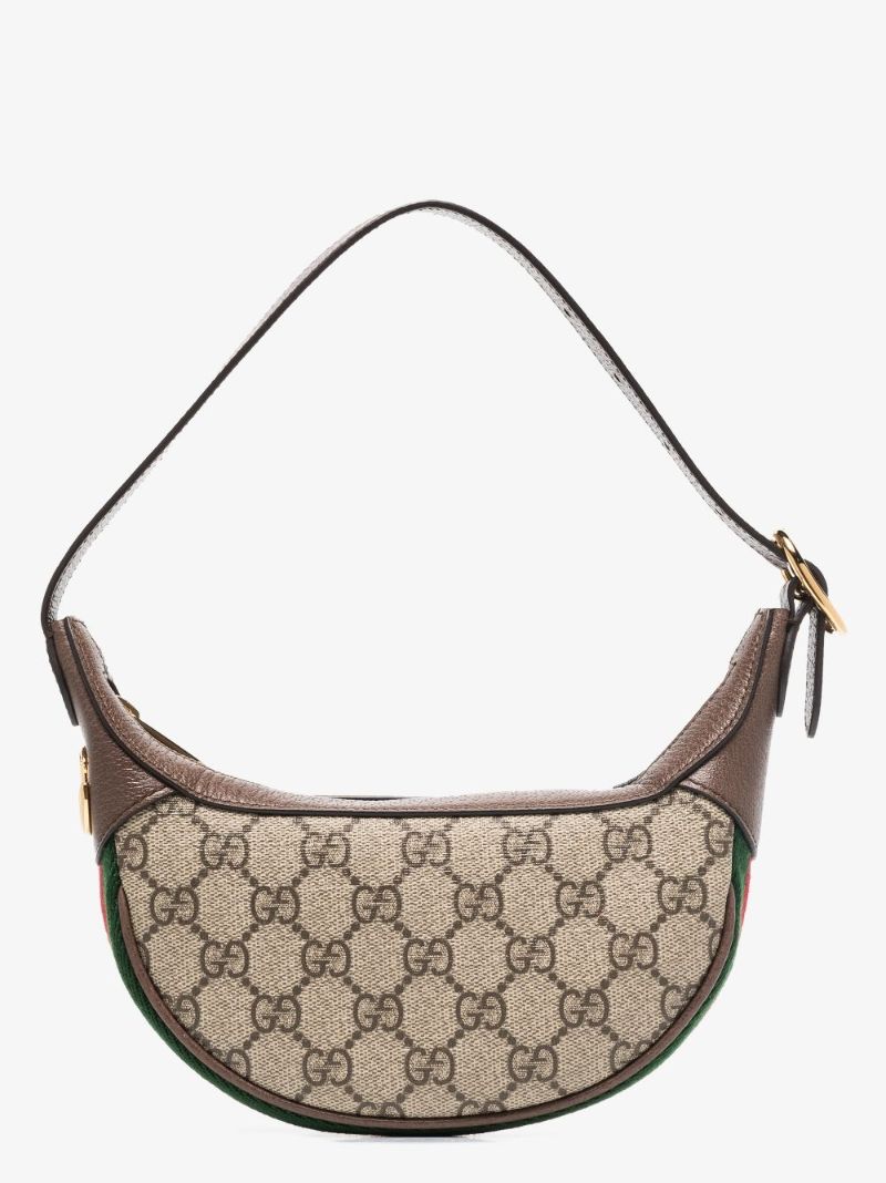 Neutral Ophidia Mini Gg Supreme Canvas Bag