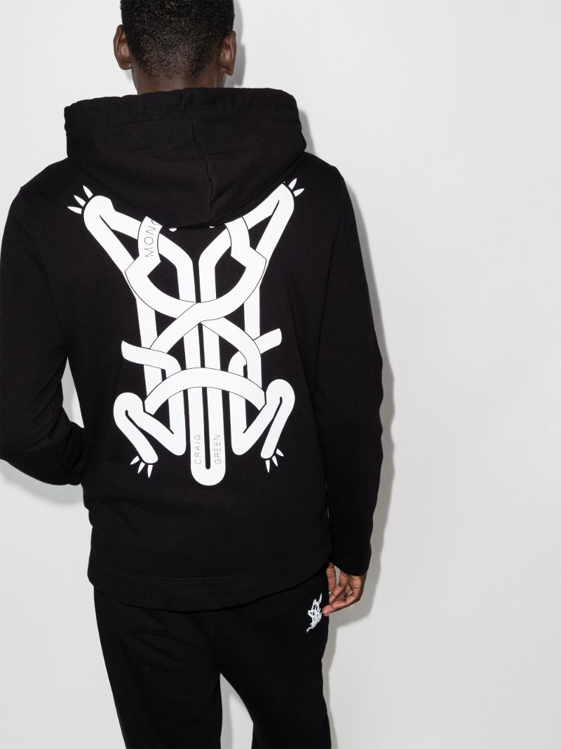 5 Moncler Craig Green Frog Print Hoodie