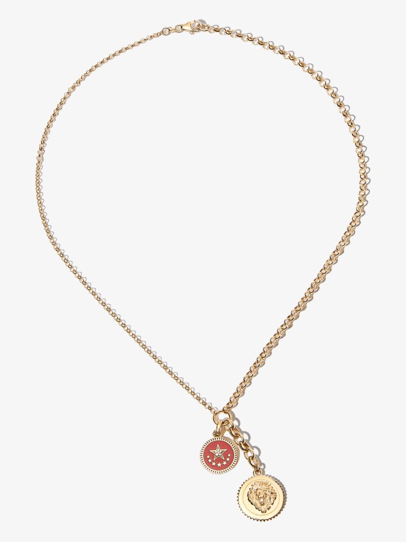 18k Yellow Gold Strength Medium Belcher Chain Diamond Necklace