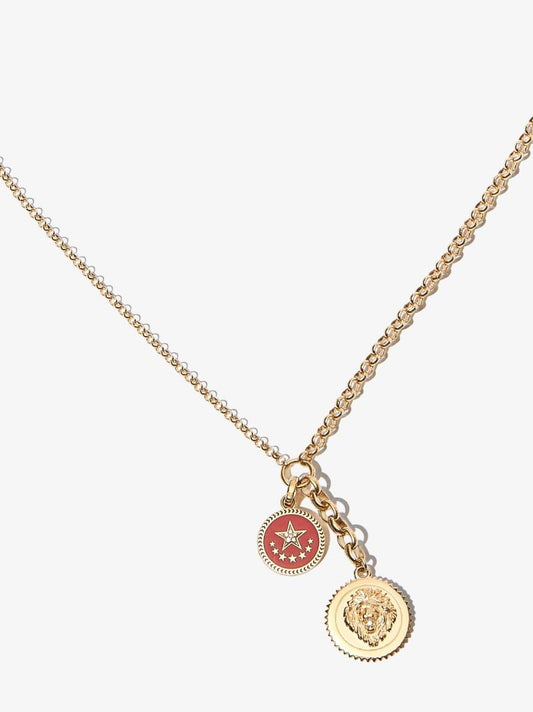 18k Yellow Gold Strength Medium Belcher Chain Diamond Necklace