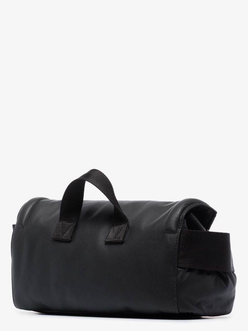 Black Beak Leather Cross Body Bag
