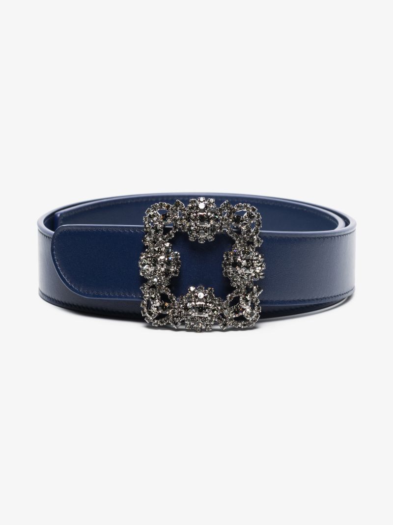 Blue Hangisi Leather Belt