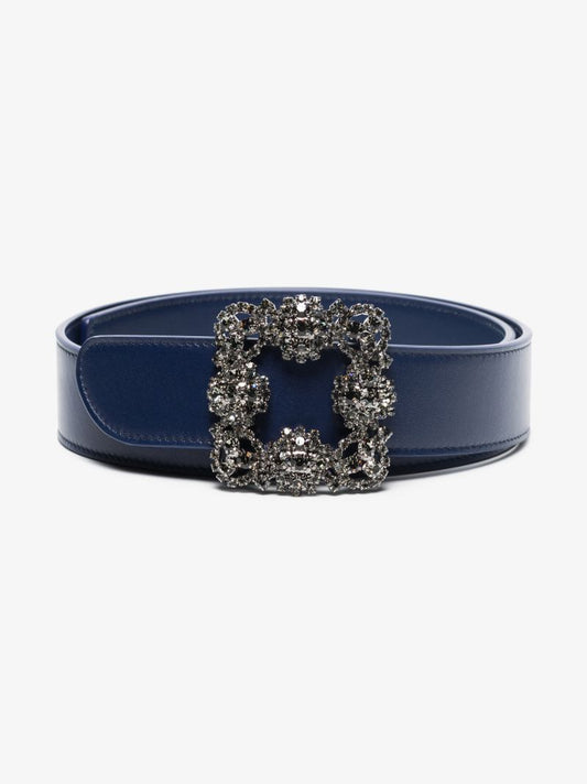 Blue Hangisi Leather Belt