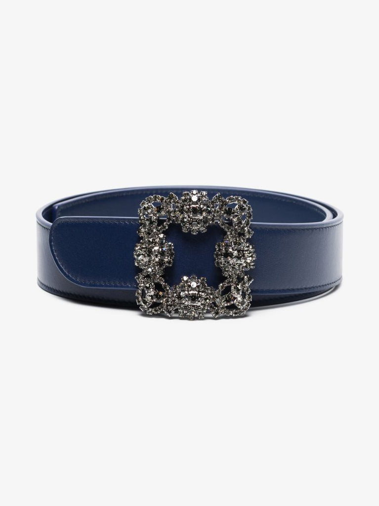 Blue Hangisi Leather Belt
